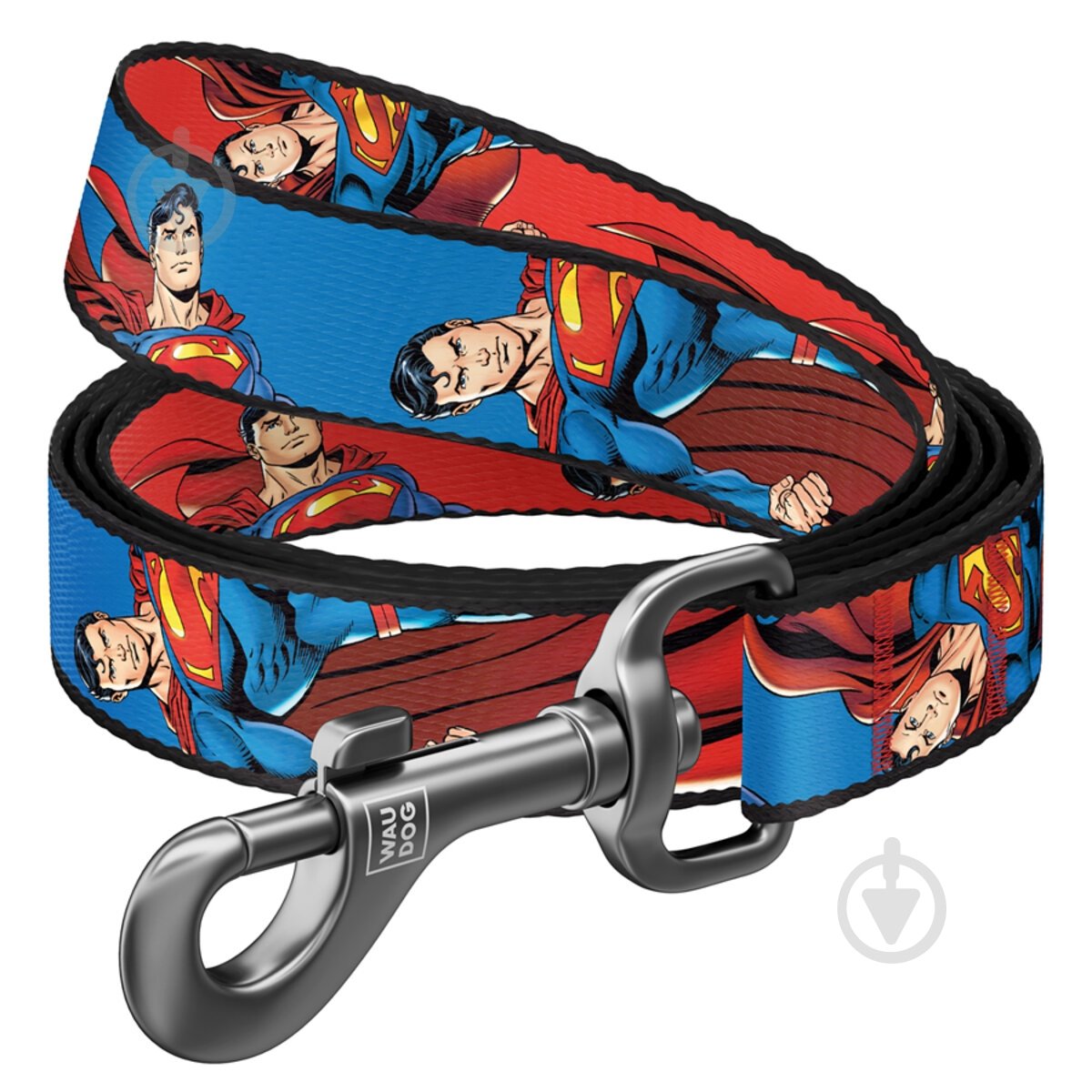 Поводок Waudog Nylon рисунок "Сила Супермена" S Ш15 мм Д122 см - фото 1 Поводок Waudog Nylon рисунок "Сила Супермена" S Ш15 мм Д122 см - фото 1