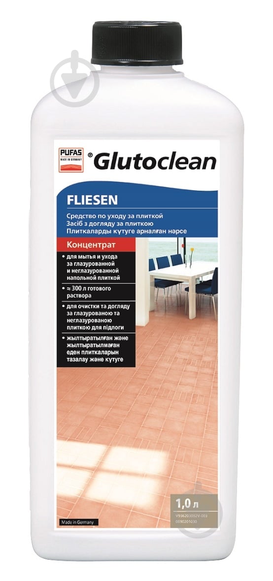 Засіб Glutoclean по догляду за плиткою 1 л - фото 1 Засіб Glutoclean по догляду за плиткою 1 л - фото 1