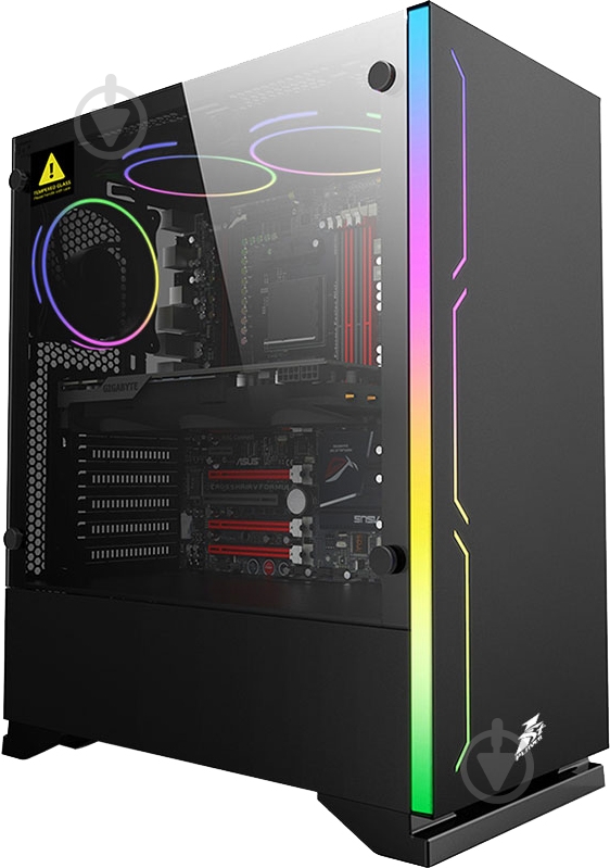Корпус 1stPlayer B6-1R1-BK Black без БЖ - фото 5