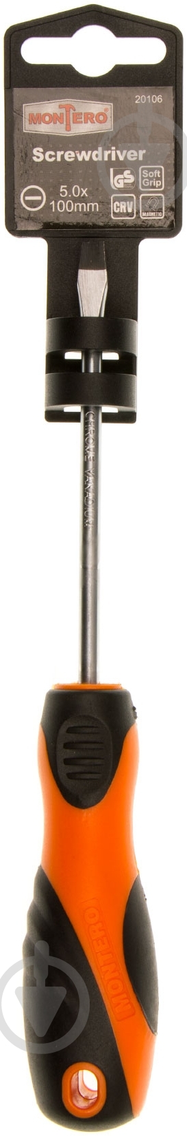 Отвертка Montero SL 5×100 мм 20106 - фото 2 Отвертка Montero SL 5×100 мм 20106 - фото 2