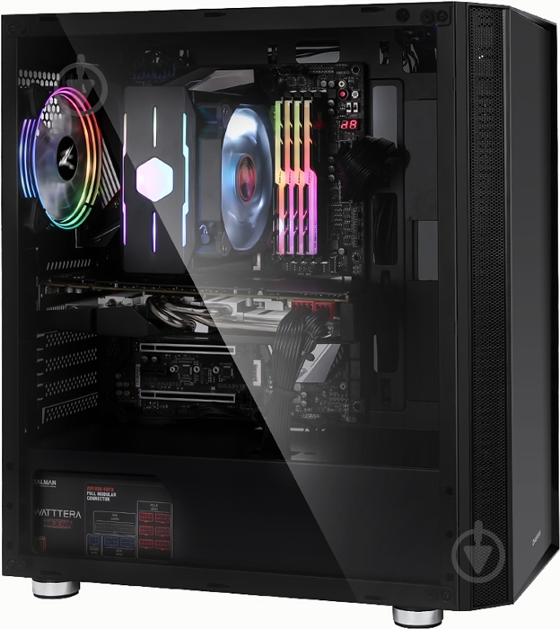 Корпус Zalman R2 Black RGB Glass - фото 3 Корпус Zalman R2 Black RGB Glass - фото 3