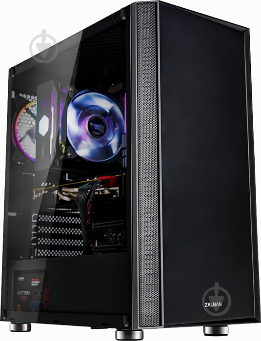 Корпус Zalman R2 Black RGB Glass - фото 1 Корпус Zalman R2 Black RGB Glass - фото 1