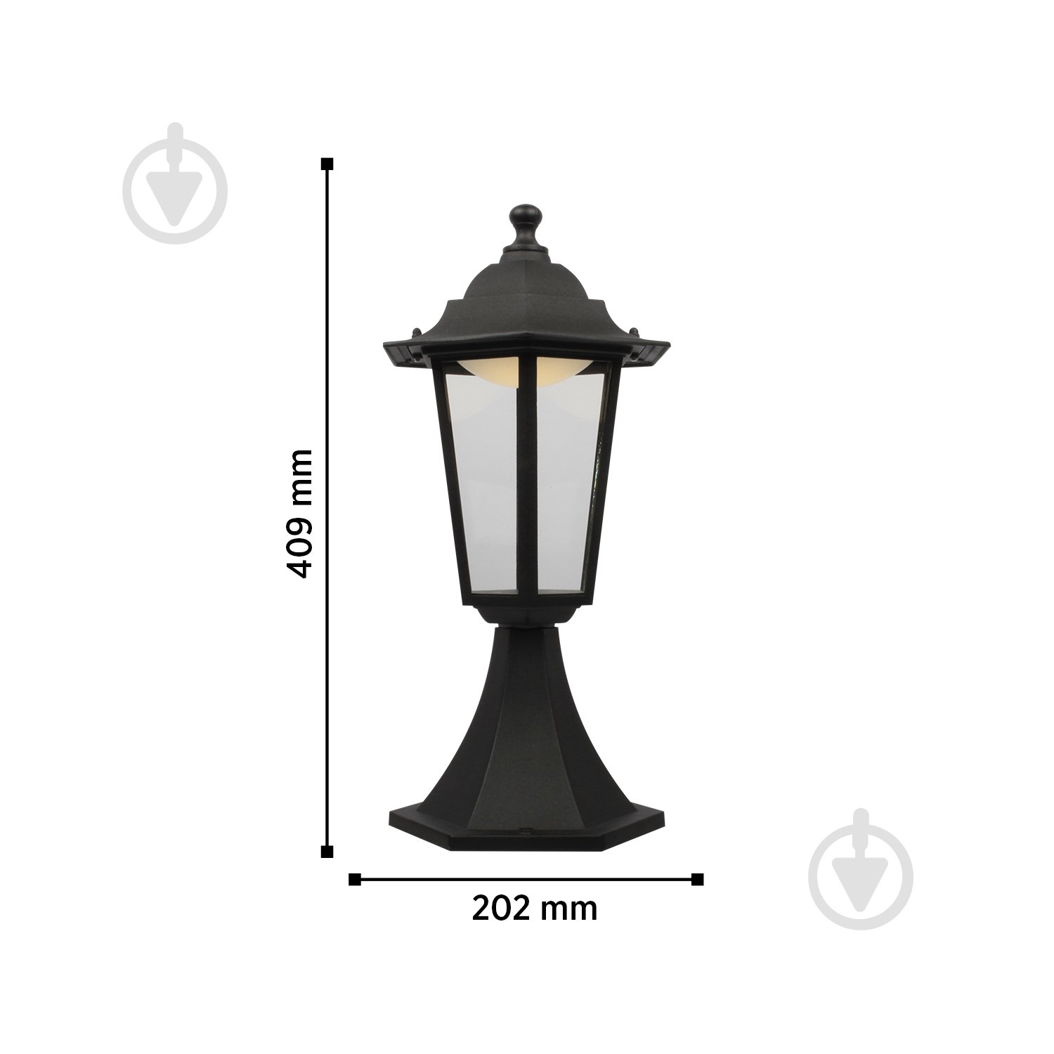 Фонарный столб Blitz LED 4000 К 7 Вт IP44 черный 0061-51 - фото 2