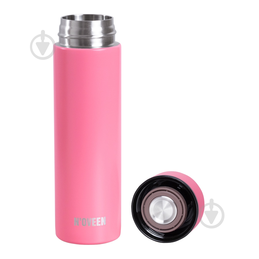 Термопляшка Noveen LED дисплей TB2116 Pink 280 мл - фото 4 Термопляшка Noveen LED дисплей TB2116 Pink 280 мл - фото 4
