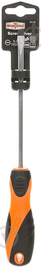 Отвертка Montero SL6×150 мм 20116 - фото 2 Отвертка Montero SL6×150 мм 20116 - фото 2