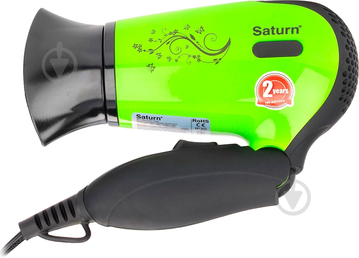 Фен дорожный Saturn ST-HC7210 new green - фото 2