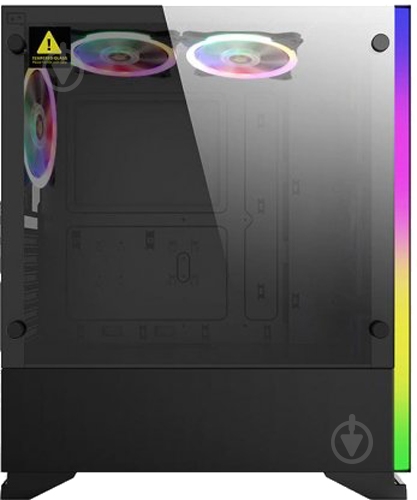 Корпус 1stPlayer B6-3R1-BK Black без БП - фото 2 Корпус 1stPlayer B6-3R1-BK Black без БП - фото 2