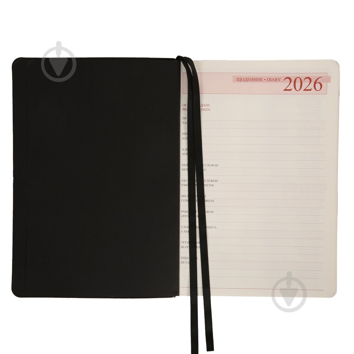 Дневник датированный Enigma, мягкий Leo Planner A5 252700 черный - фото 4