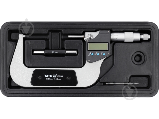 Микрометр электронный YATO YT-72309 - фото 4