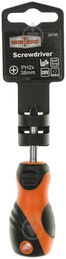 Отвертка Montero PH2×38 мм 20145 - фото 2 Отвертка Montero PH2×38 мм 20145 - фото 2