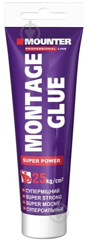 Клей монтажный Mounter Super Power 100 мл - фото 1 Клей монтажный Mounter Super Power 100 мл - фото 1