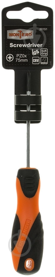 Отвертка Montero PZ0×75 мм 20151 - фото 2 Отвертка Montero PZ0×75 мм 20151 - фото 2