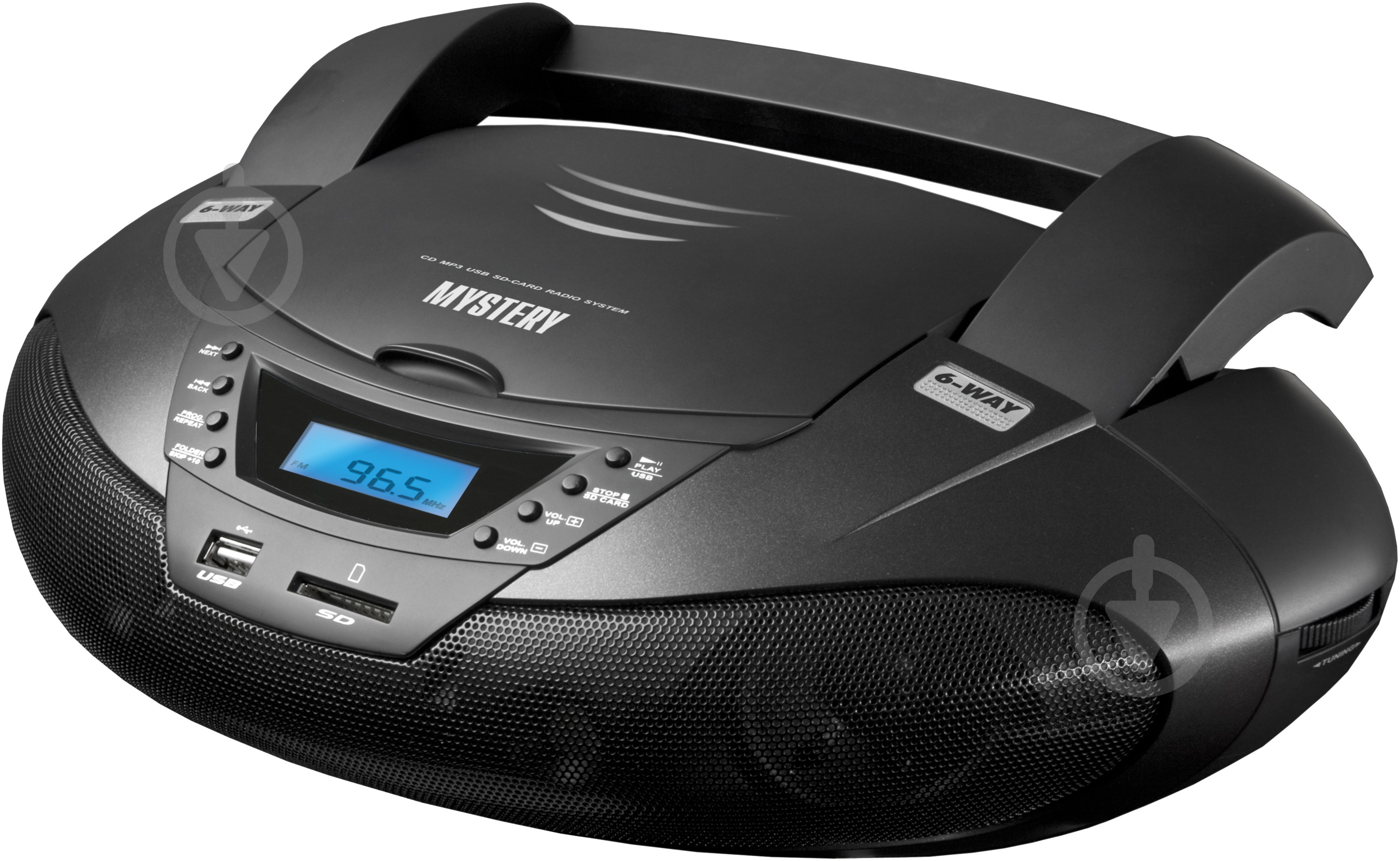 Магнітола Mystery Electronics BM-6108U black - фото 1