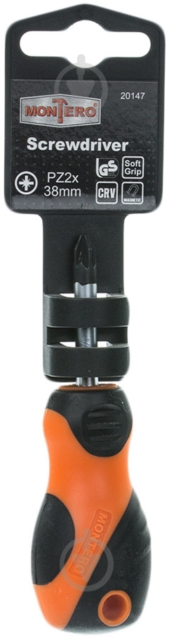 Отвертка Montero PZ2×38 мм 20147 - фото 2