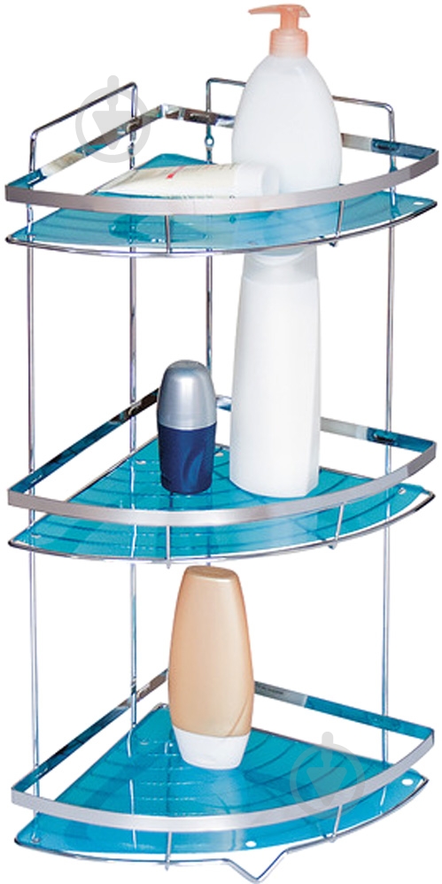 Стійка Tatkraft кутова KANZLER, 3 полиці, 34х25х61,5см - фото 2