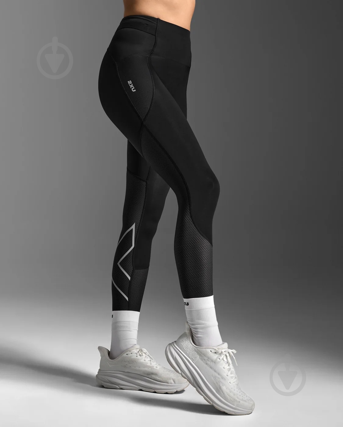Тайтси 2XU Aero Mesh Hi-Rise Compression Tights WA7378b_BLK/SRF р.M чорний - фото 3 Тайтси 2XU Aero Mesh Hi-Rise Compression Tights WA7378b_BLK/SRF р.M чорний - фото 3