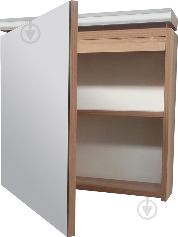 Зеркальный шкаф Cersanit OLIVIA орех 560х560х150 - фото 1