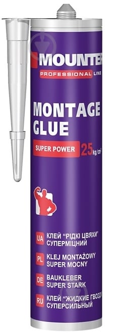 Клей монтажный Mounter SuperPower 280 мл - фото 1