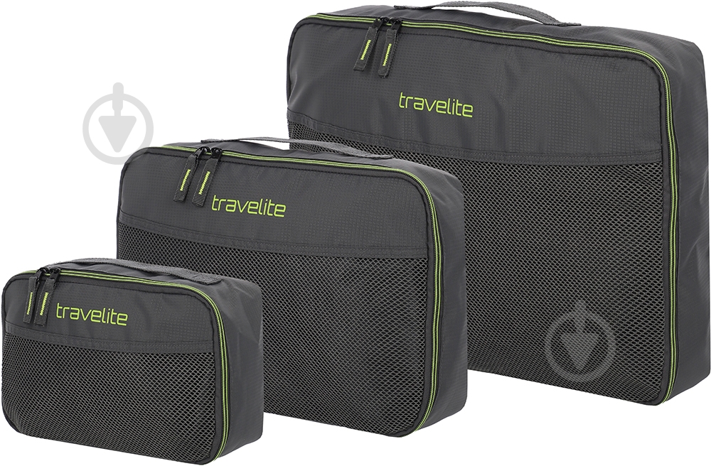 Набір Travelite органайзерів для багажу L/M/S TL000315-31 чорний - фото 1