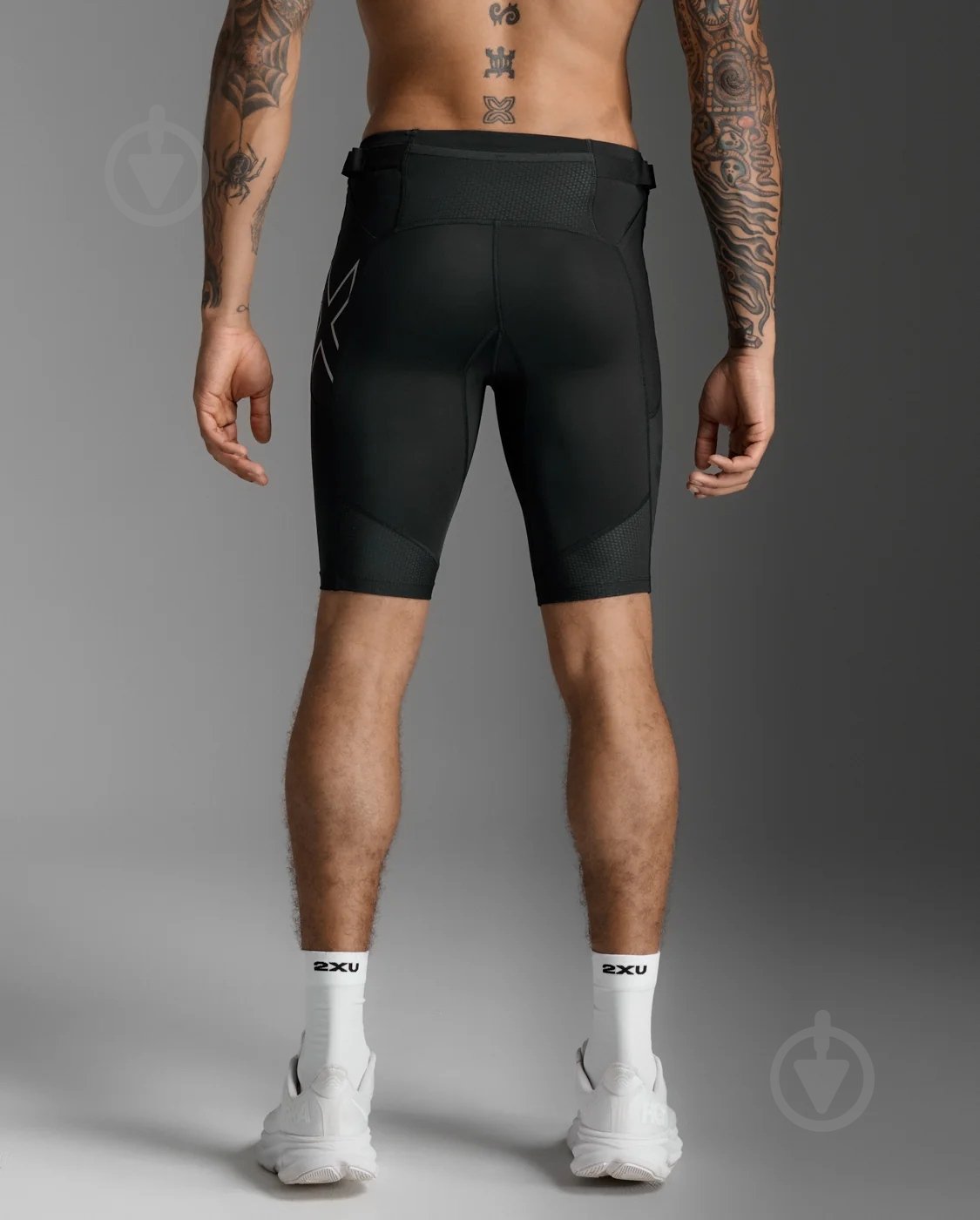 Велосипедки 2XU Aero Mesh Compression Shorts MA7374b_BLK/SRF р. M чорний - фото 2