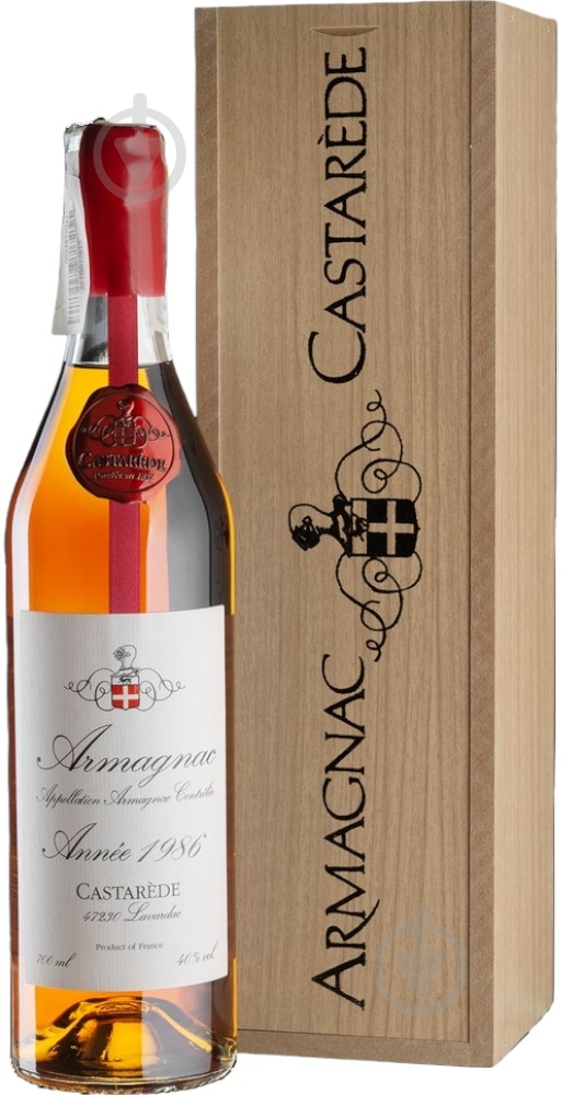 Арманьяк Armagnac Castarede 1986 деревянная коробка 0,7 л - фото 1