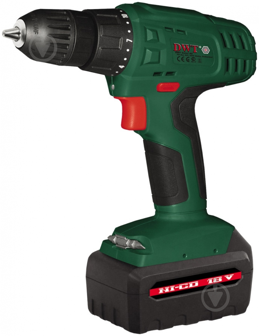 Шуруповерт аккумуляторный DWT ABS-18 C-2 - фото 1 Шуруповерт аккумуляторный DWT ABS-18 C-2 - фото 1