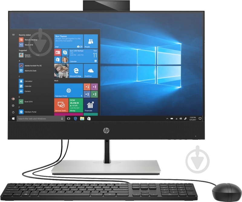 Моноблок HP ProOne 440 G6 23,8 (1C7D2EA) black/silver - фото 1