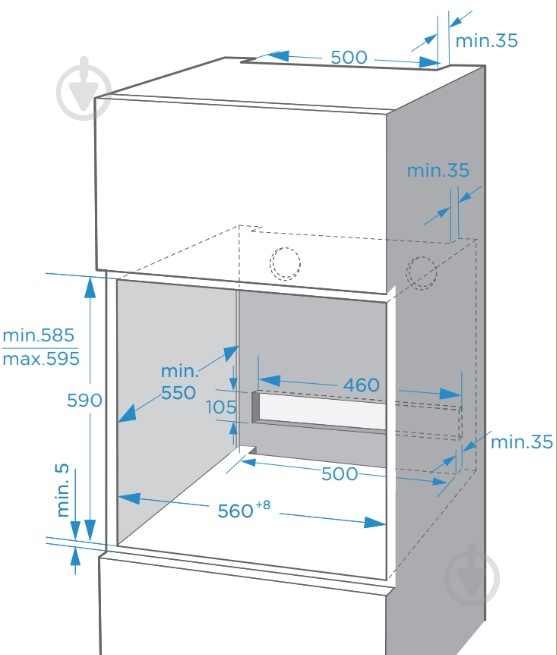 ВИТРИНА! Духовой шкаф Interline OEG 731 ETH BA - фото 10