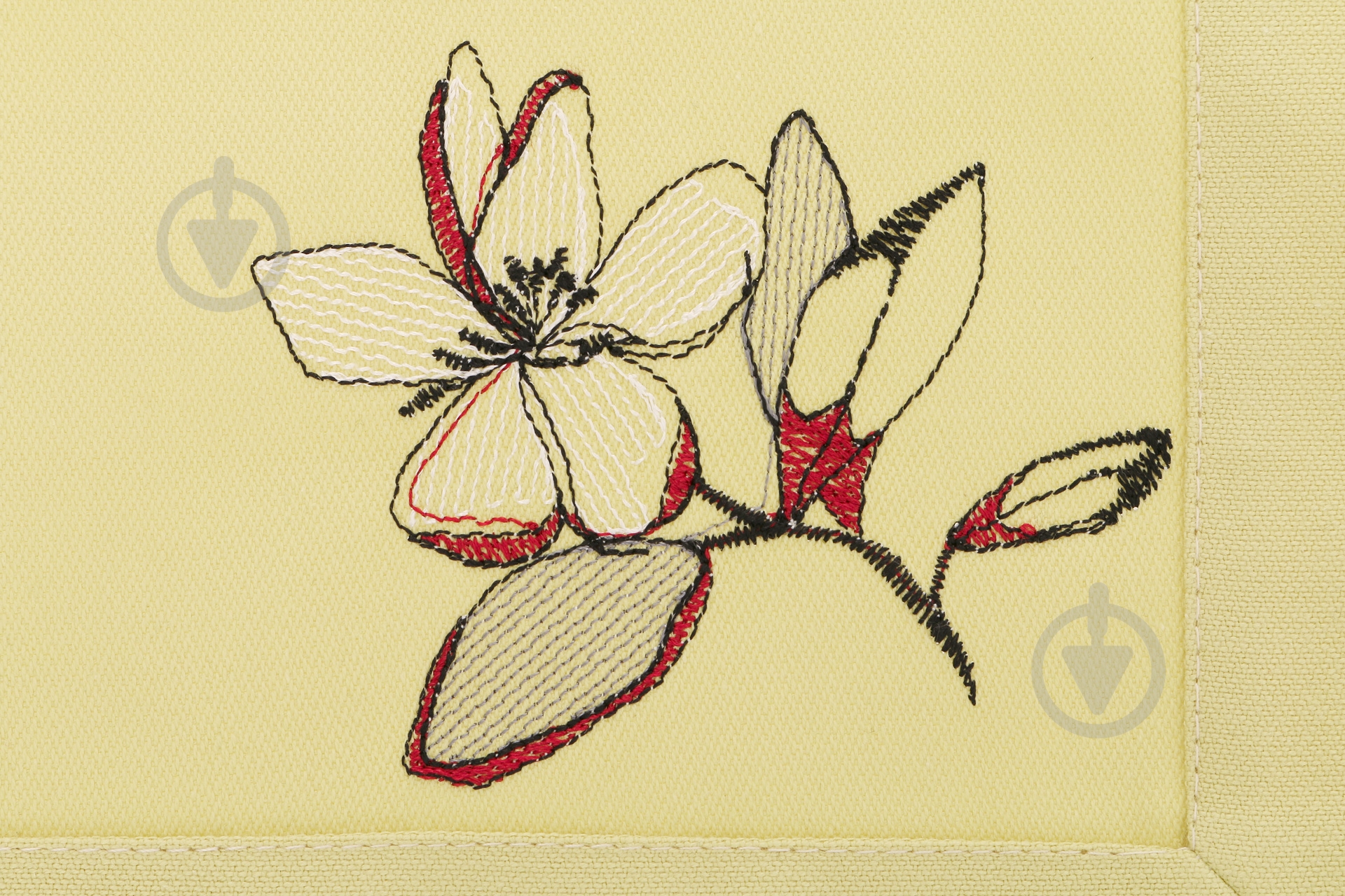 Салфетка «Цветочек» 644-16/00 30x40 см оливковый - фото 3