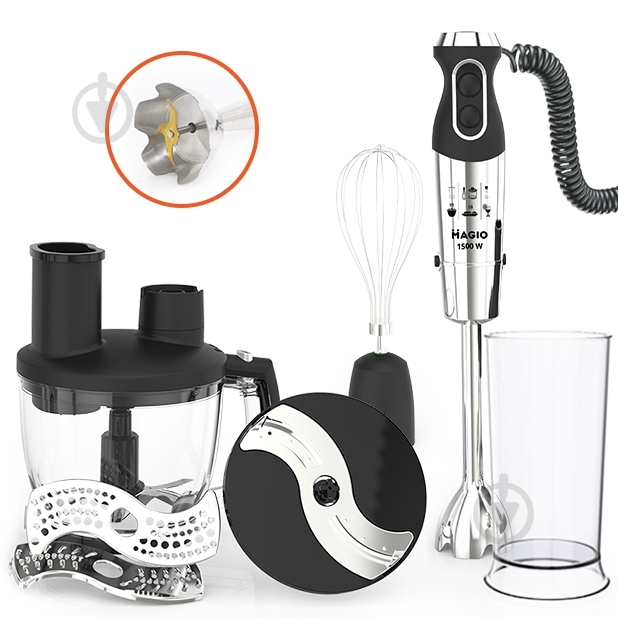 Блендер стационарный Magio MG-642 Блендер-процессор - фото 1