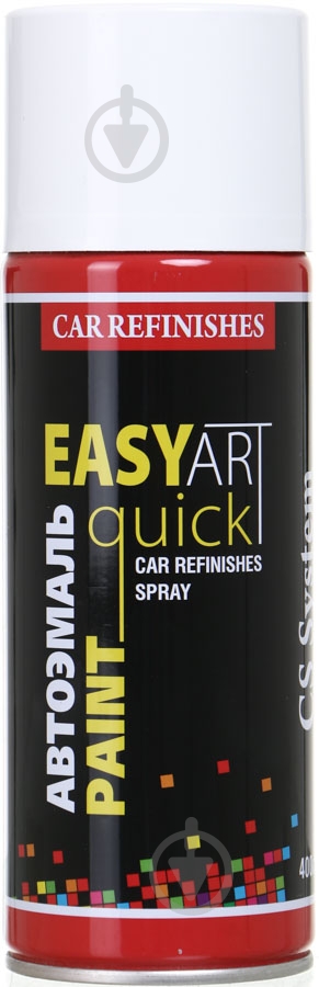Краска аэрозольная EASY ART CS System 400 мл 601 Черная - фото 1