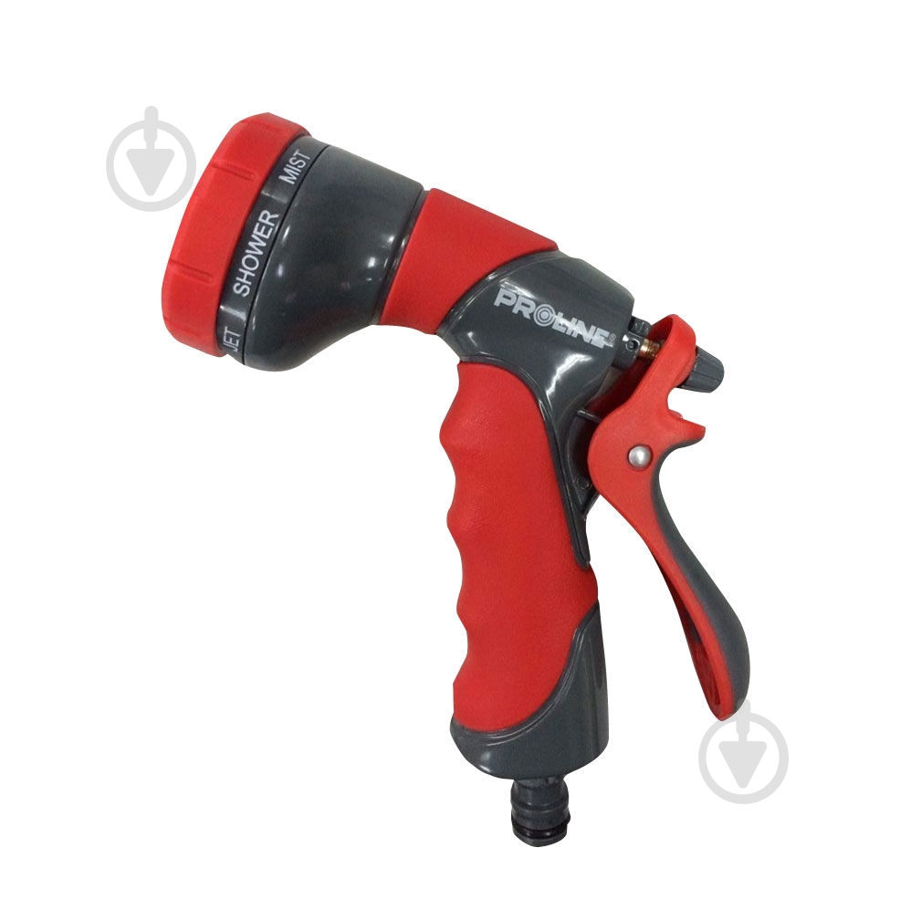 Пистолет-распылитель Proline 8 функций с регулятором напора води - фото 1 Пистолет-распылитель Proline 8 функций с регулятором напора води - фото 1