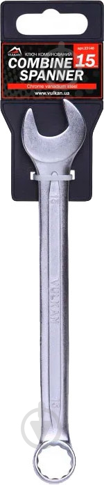 Ключ комбинированный Vulkan Combine Spanner 15 мм 23140 - фото 1