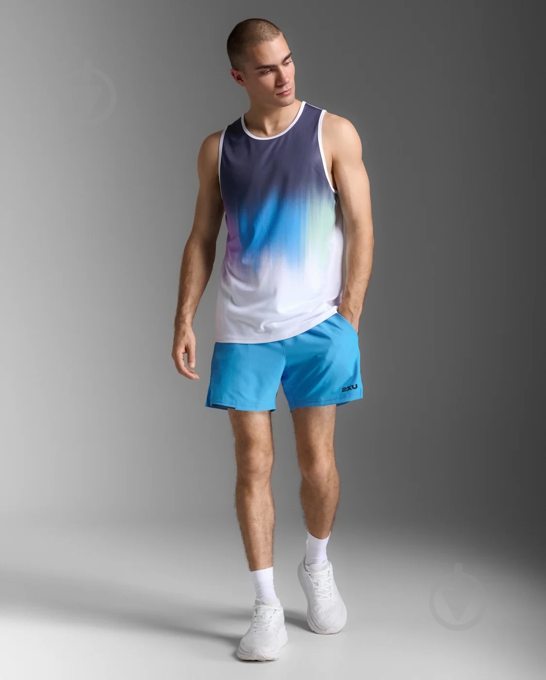 Майка 2XU Aero Tank MR6676a_APN/BRF р.XL різнокольоровий - фото 6