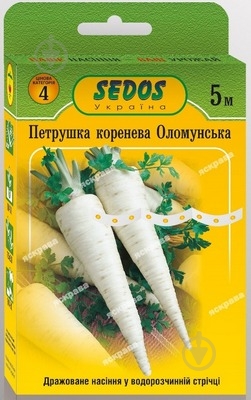 Семена петрушка корневая Оломунская на ленте 5 м Яскрава - фото 1