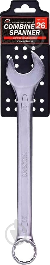 Ключ комбинированный Vulkan Combine Spanner 26 мм 23151 - фото 1