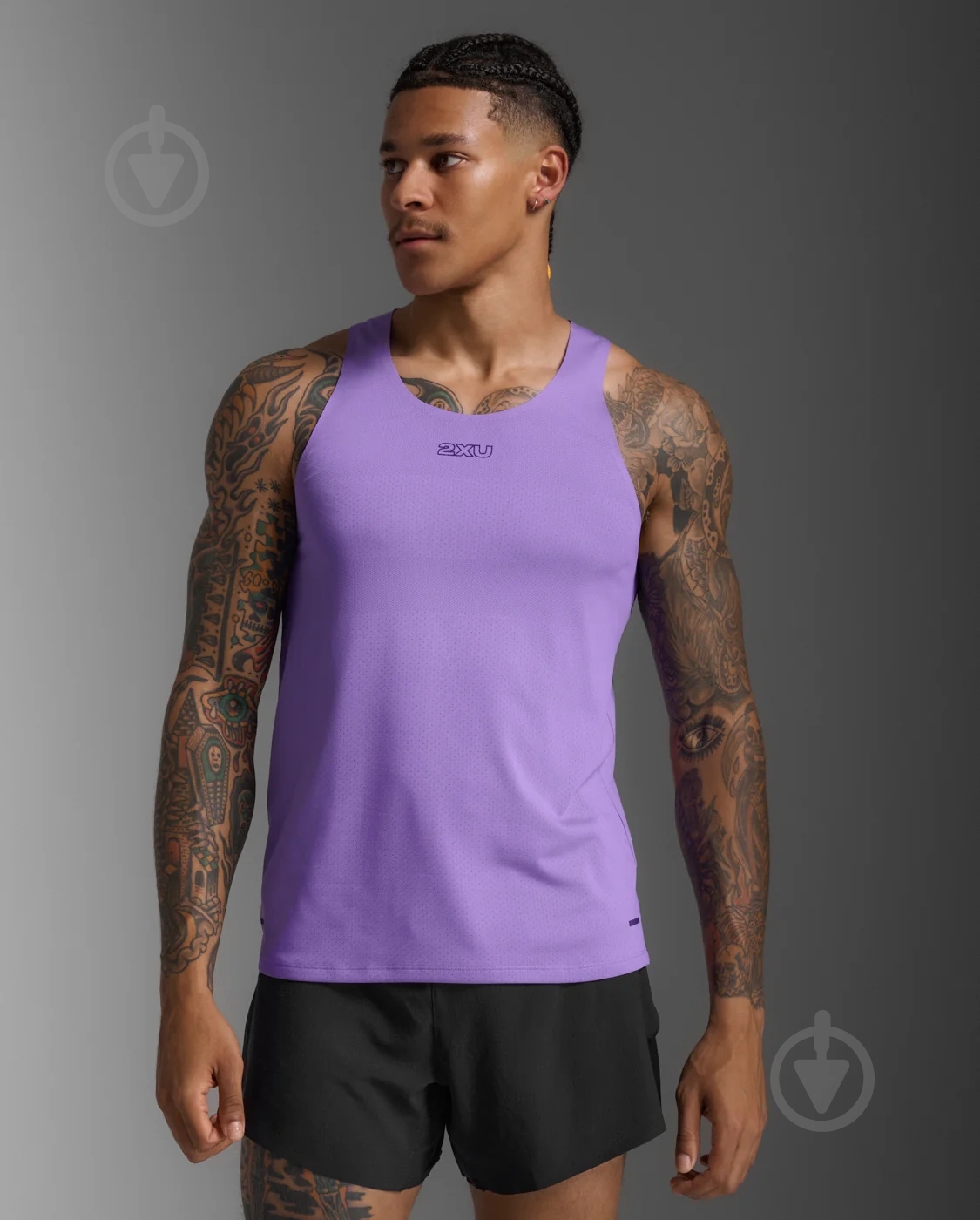 Майка 2XU Light Speed Tech Singlet MR7151a_GFZ/BRF р.S фіолетовий - фото 1 Майка 2XU Light Speed Tech Singlet MR7151a_GFZ/BRF р.S фіолетовий - фото 1