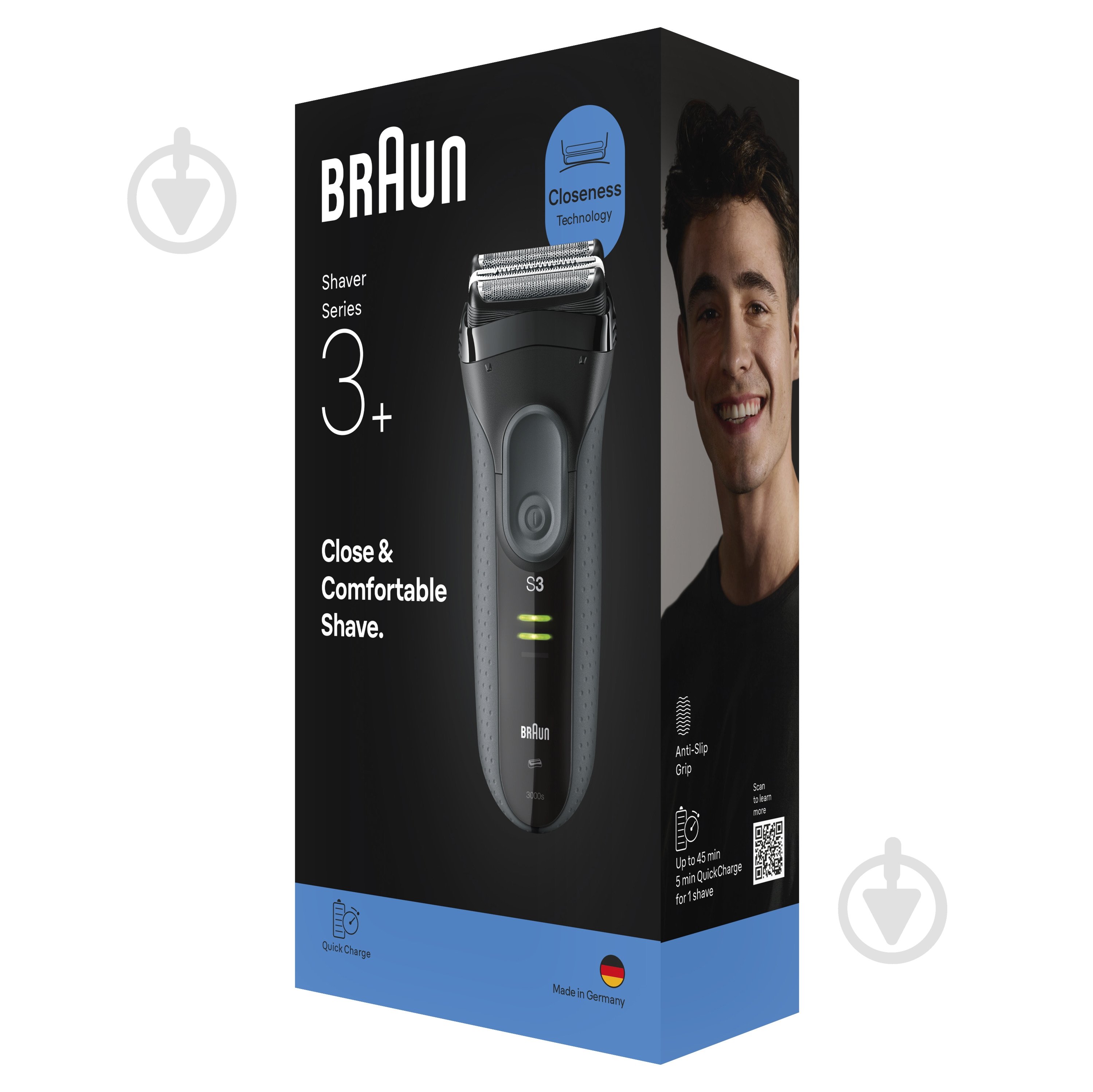 Электробритва Braun Series 3+ 3000S grey - фото 7 Электробритва Braun Series 3+ 3000S grey - фото 7