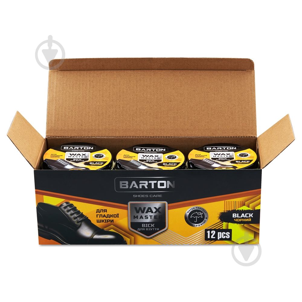 Воск BARTON для гладкой кожи черный 75 мл - фото 3