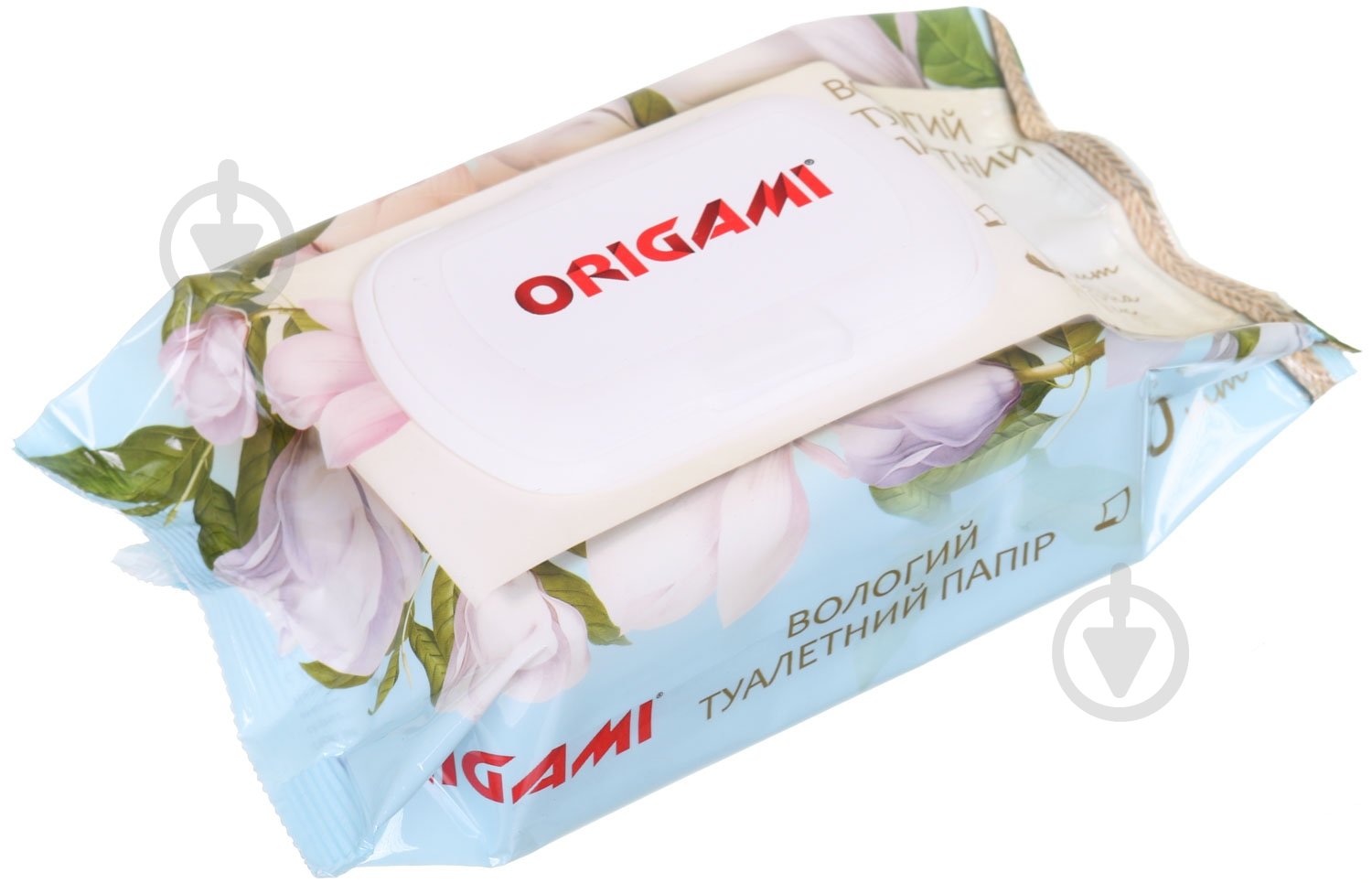 Вологий туалетний папір ORIGAMI з клапаном одношаровий 60 шт. - фото 5