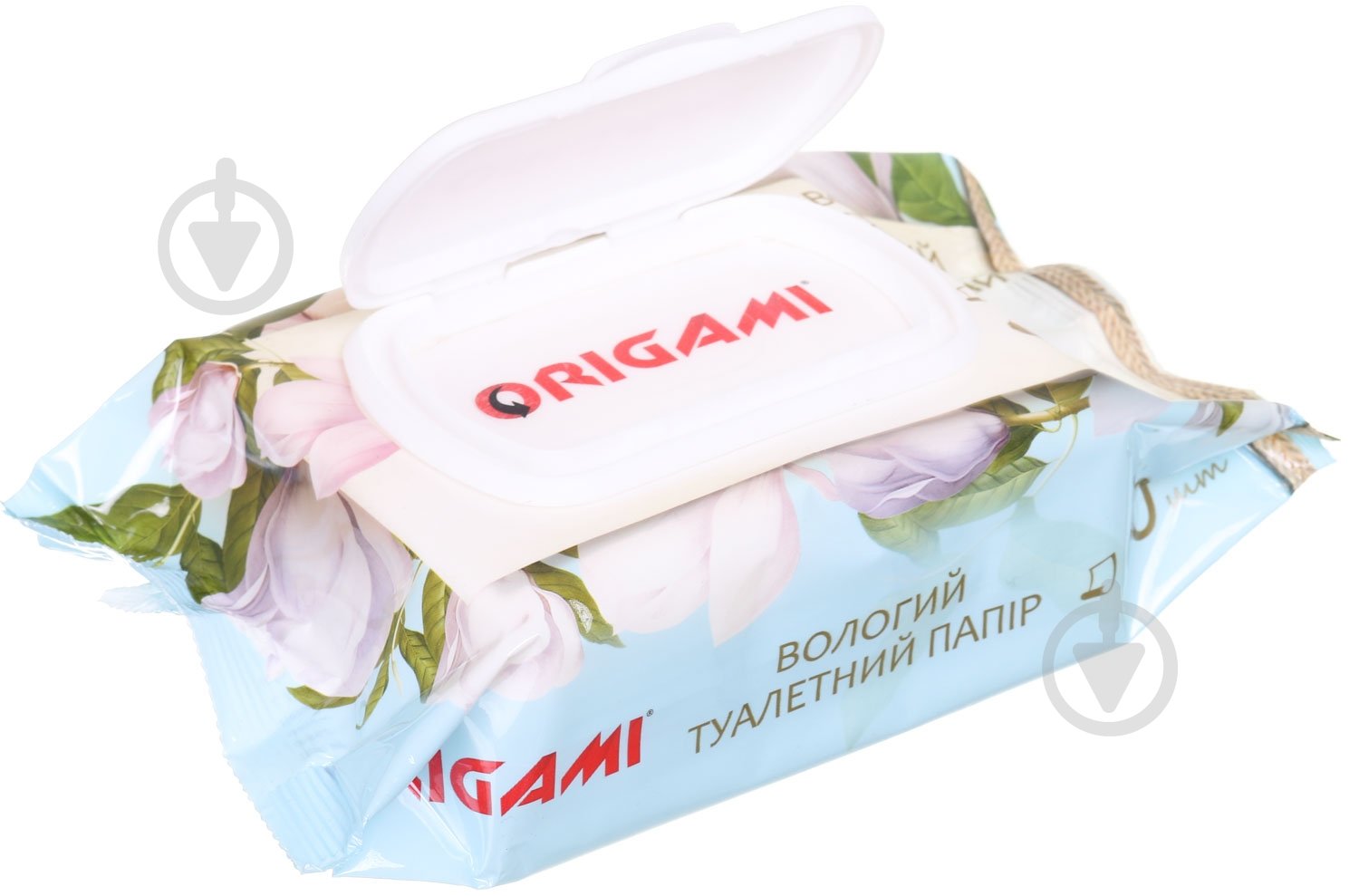 Вологий туалетний папір ORIGAMI з клапаном одношаровий 60 шт. - фото 6