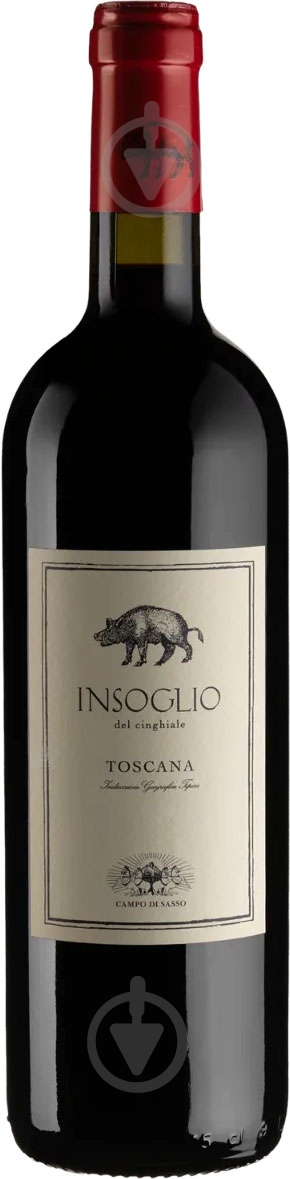 Вино Campo di Sasso Insoglio del Cinghiale красное сухое 0,75 л - фото 1