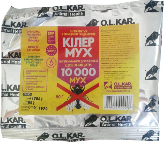 Средство O.L.KAR Киллер Мух 50 г - фото 1 Средство O.L.KAR Киллер Мух 50 г - фото 1