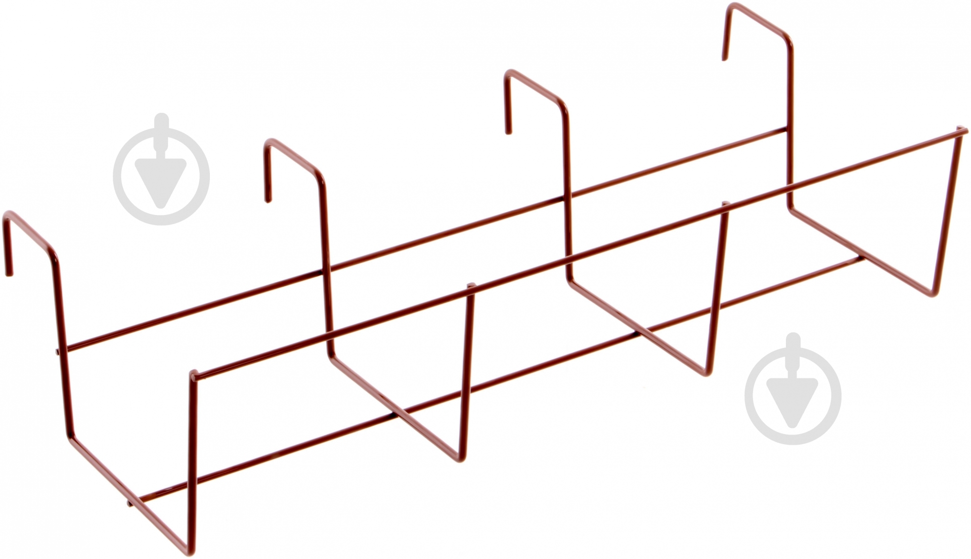 Держатель для балконного ящика стандартный (подбалконник 50-100см) коричневый 50х23x12 см коричневый - фото 1 Держатель для балконного ящика стандартный (подбалконник 50-100см) коричневый 50х23x12 см коричневый - фото 1