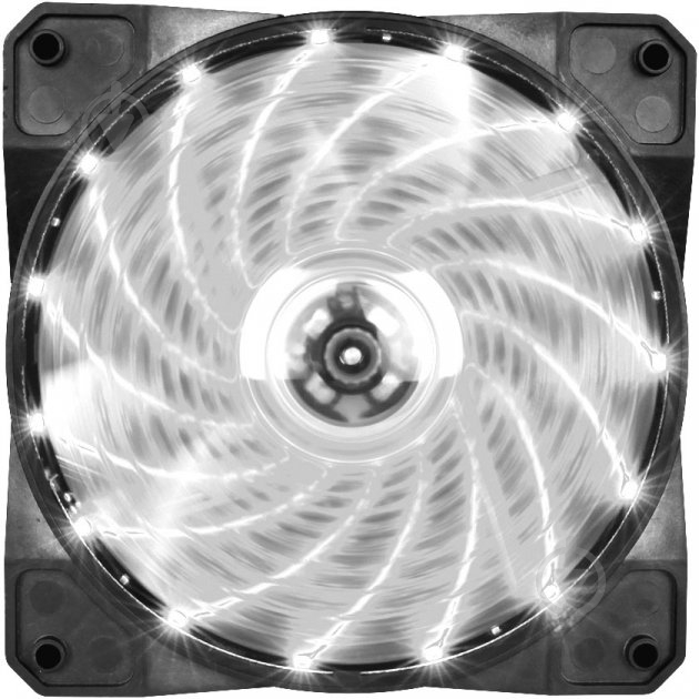 Вентилятор 1stPlayer A1-15LED White Bulk - фото 1 Вентилятор 1stPlayer A1-15LED White Bulk - фото 1