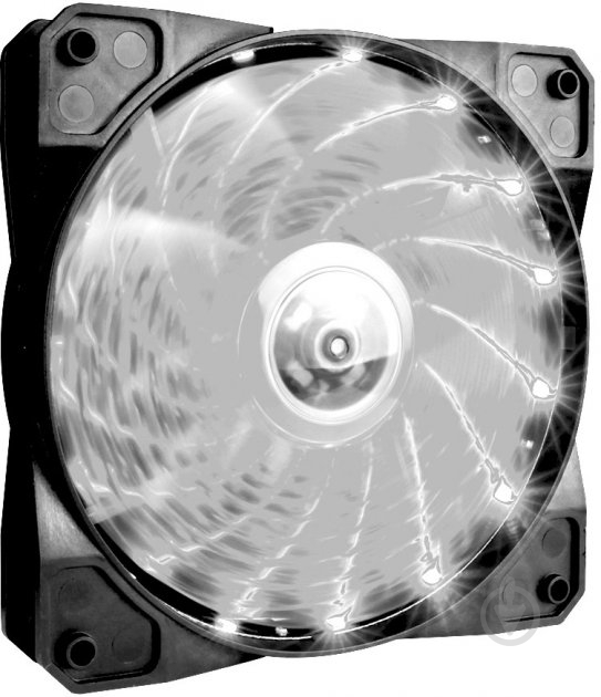 Вентилятор 1stPlayer A1-15LED White Bulk - фото 2 Вентилятор 1stPlayer A1-15LED White Bulk - фото 2