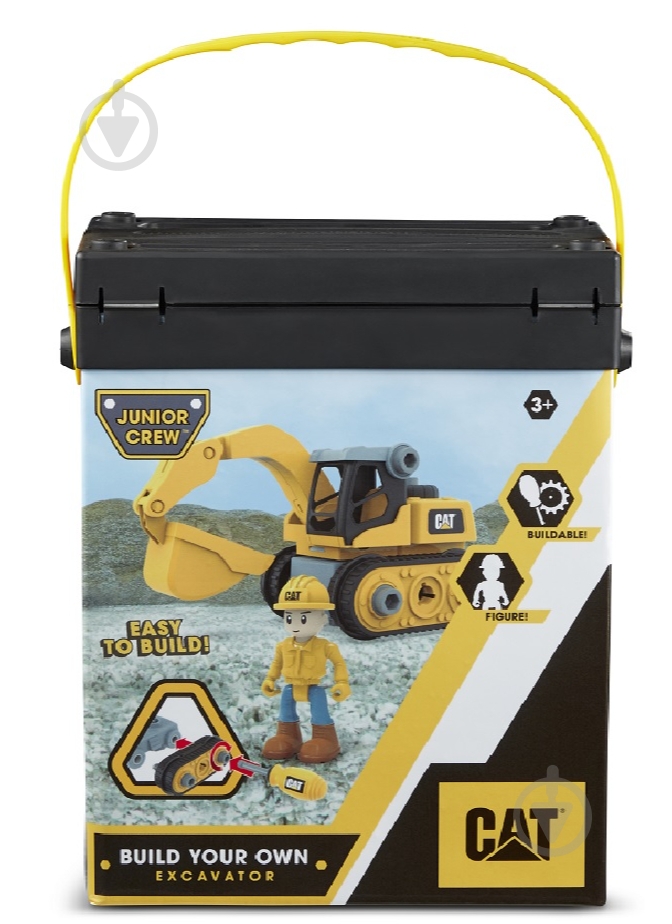 Игрушка-конструктор Funrise Machine Maker Экскаватор 20 см 80903F - фото 1