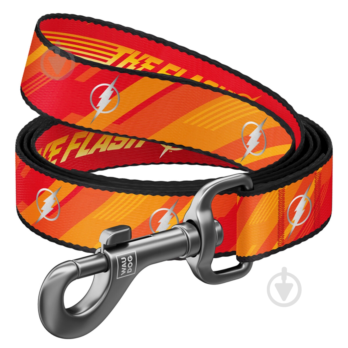 Поводок Waudog Nylon рисунок "Флэш Лого" S Ш15 мм Д122 см - фото 1 Поводок Waudog Nylon рисунок "Флэш Лого" S Ш15 мм Д122 см - фото 1