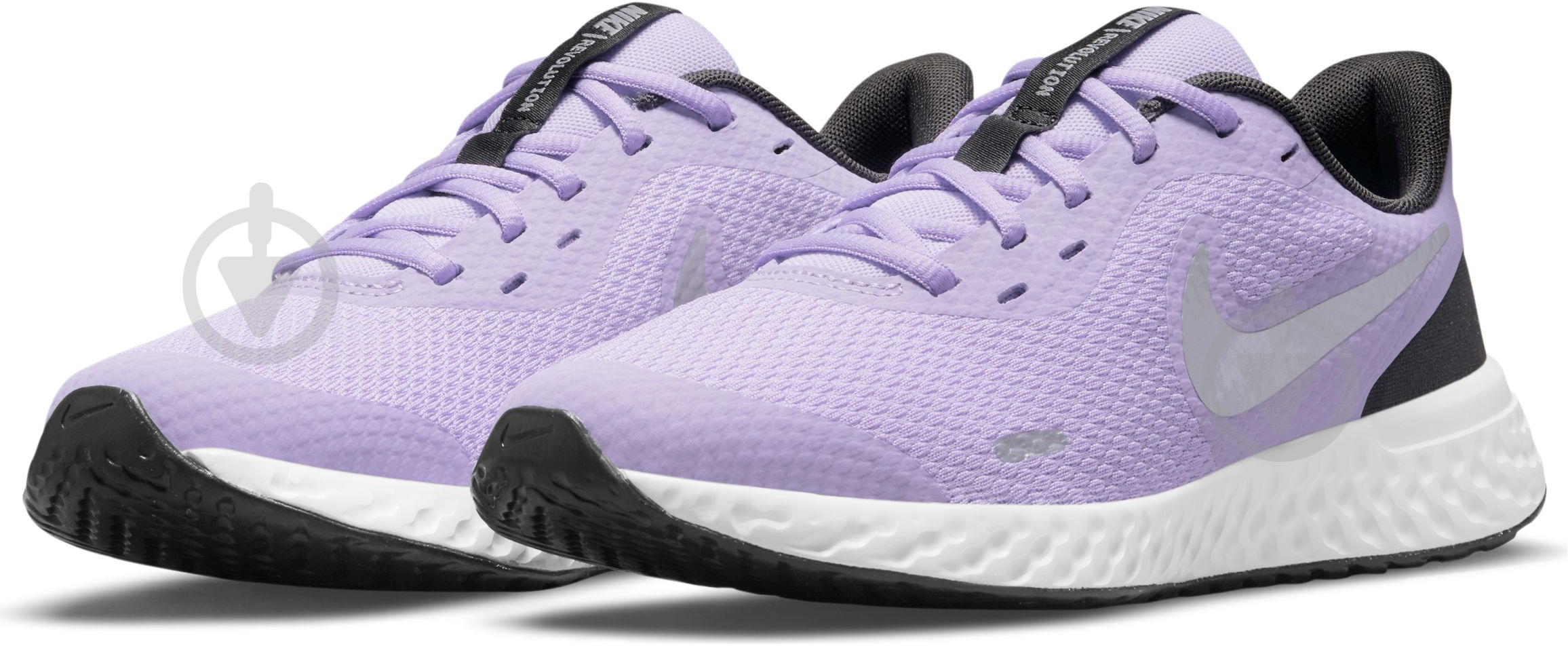 Кросівки для дівчаток Nike REVOLUTION 5 (GS) BQ5671-509 р.38 бузкові - фото 1 Кросівки для дівчаток Nike REVOLUTION 5 (GS) BQ5671-509 р.38 бузкові - фото 1