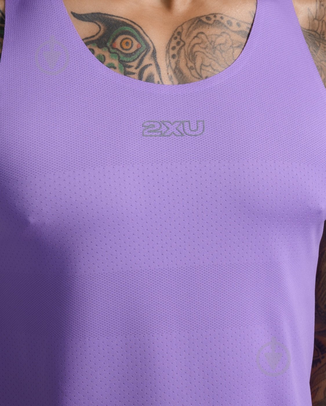 Майка 2XU Light Speed Tech Singlet MR7151a_GFZ/BRF р.M фиолетовый - фото 3 Майка 2XU Light Speed Tech Singlet MR7151a_GFZ/BRF р.M фиолетовый - фото 3